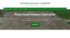 Desktop Screenshot of jeffleblancservices.com